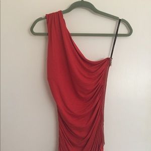 Bebe One-Shoulder Top